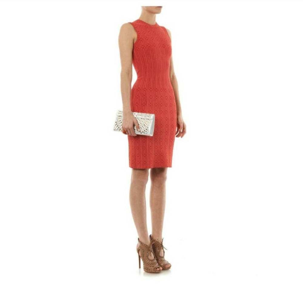 ALAїA Coral Body-con Dress